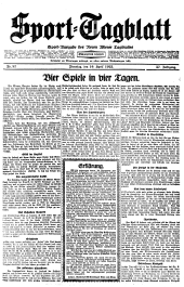 (Wiener) Sporttagblatt