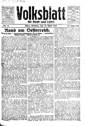 Volksblatt für Stadt und Land