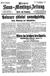 Wiener Sonn- und Montags-Zeitung