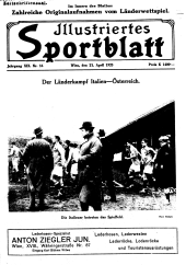 Illustriertes (Österreichisches) Sportblatt