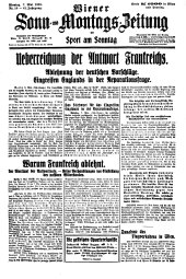 Wiener Sonn- und Montags-Zeitung