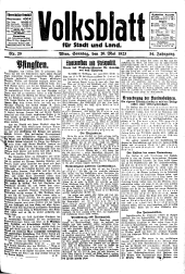 Volksblatt für Stadt und Land