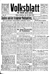 Volksblatt für Stadt und Land