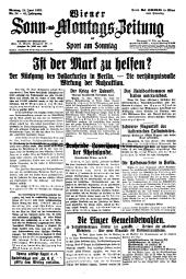 Wiener Sonn- und Montags-Zeitung