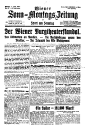 Wiener Sonn- und Montags-Zeitung