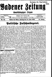 Badener Zeitung