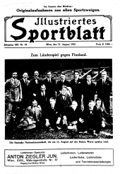 Illustriertes (Österreichisches) Sportblatt