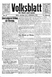 Volksblatt für Stadt und Land