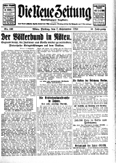 Die neue Zeitung