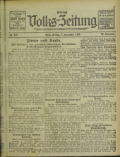 (Österreichische) Volks-Zeitung