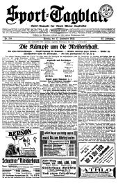 (Wiener) Sporttagblatt