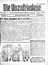 Die Unzufriedene