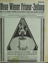 Neue Wiener Friseur-Zeitung