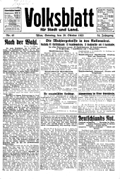 Volksblatt für Stadt und Land