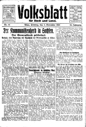 Volksblatt für Stadt und Land