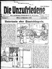 Die Unzufriedene