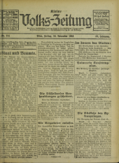 (Österreichische) Volks-Zeitung