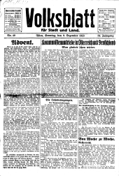 Volksblatt für Stadt und Land