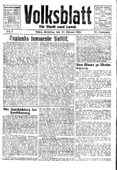 Volksblatt für Stadt und Land