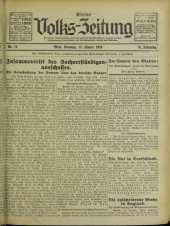 (Österreichische) Volks-Zeitung