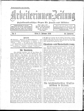 Arbeiterinnen Zeitung