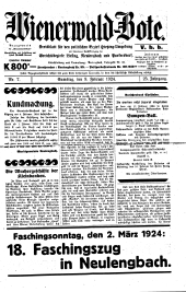 Wienerwald-Bote