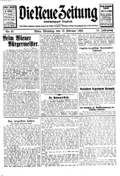 Die neue Zeitung