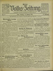 (Österreichische) Volks-Zeitung