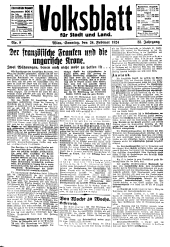 Volksblatt für Stadt und Land