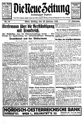 Die neue Zeitung