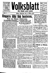 Volksblatt für Stadt und Land