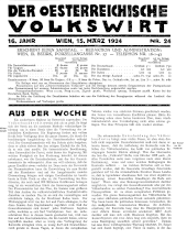 Der österreichische Volkswirt