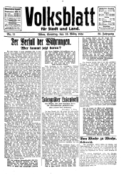 Volksblatt für Stadt und Land