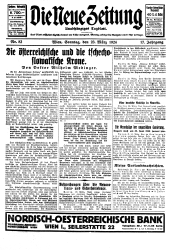 Die neue Zeitung
