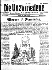 Die Unzufriedene