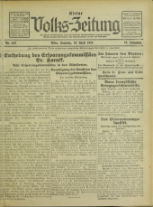 (Österreichische) Volks-Zeitung