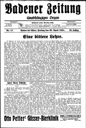 Badener Zeitung