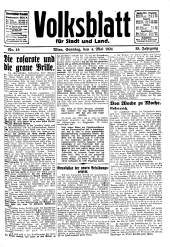 Volksblatt für Stadt und Land