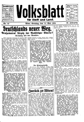 Volksblatt für Stadt und Land