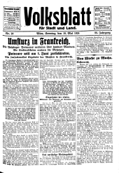 Volksblatt für Stadt und Land