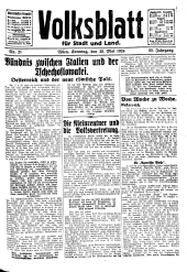 Volksblatt für Stadt und Land