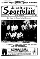 Illustriertes (Österreichisches) Sportblatt