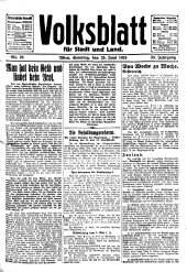 Volksblatt für Stadt und Land