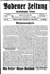 Badener Zeitung
