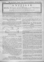 Oesterreichische Buchhändler-Correspondenz