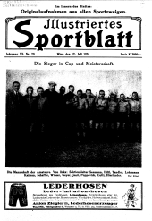 Illustriertes (Österreichisches) Sportblatt