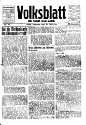 Volksblatt für Stadt und Land