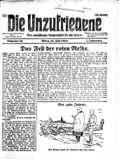 Die Unzufriedene