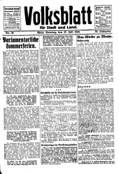 Volksblatt für Stadt und Land