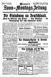 Wiener Sonn- und Montags-Zeitung